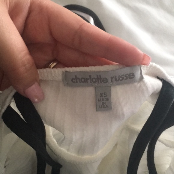 White and black top - Picture 3 of 3